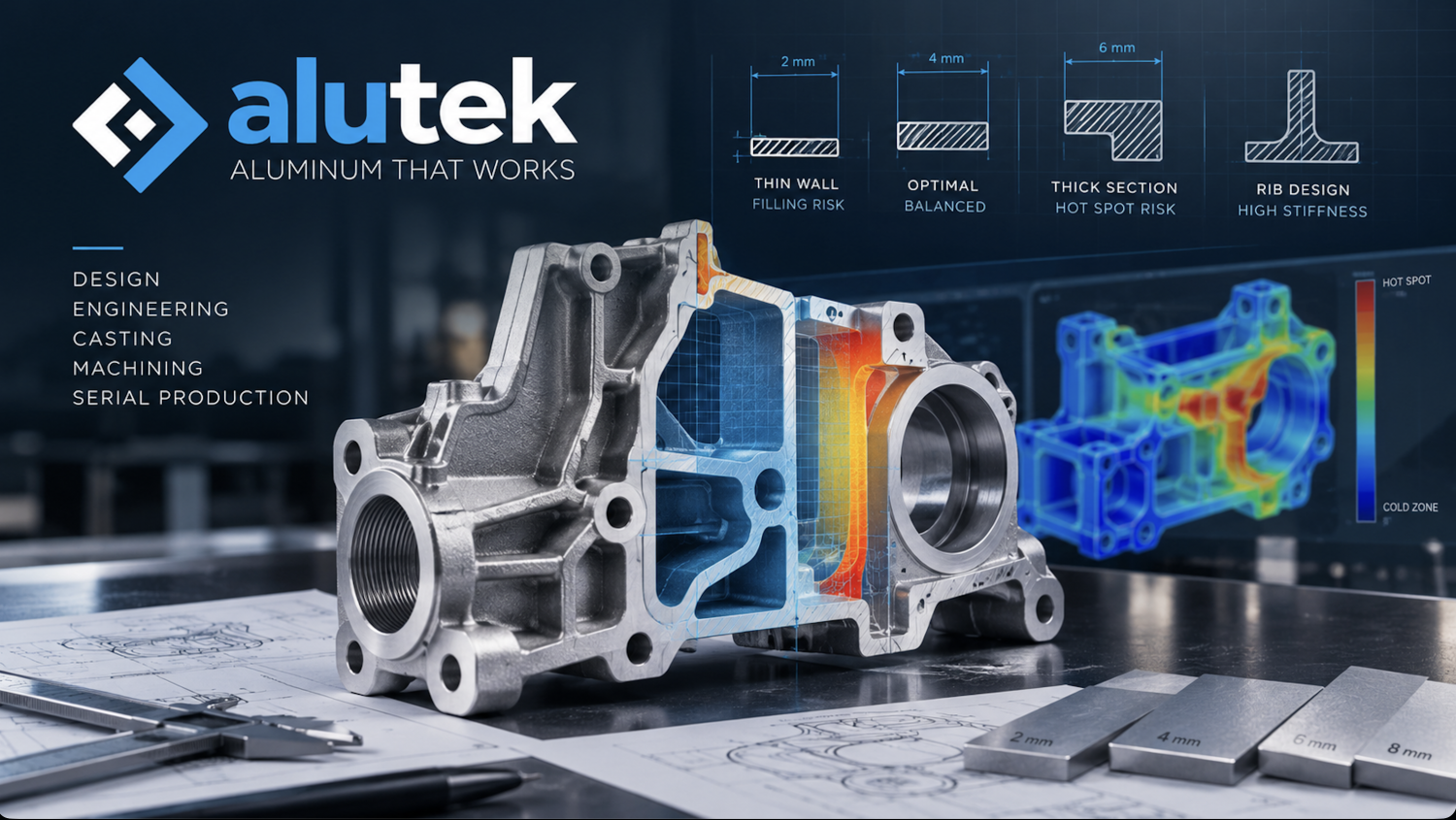 Wall Thickness in Aluminum Casting: Strength and Manufacturability