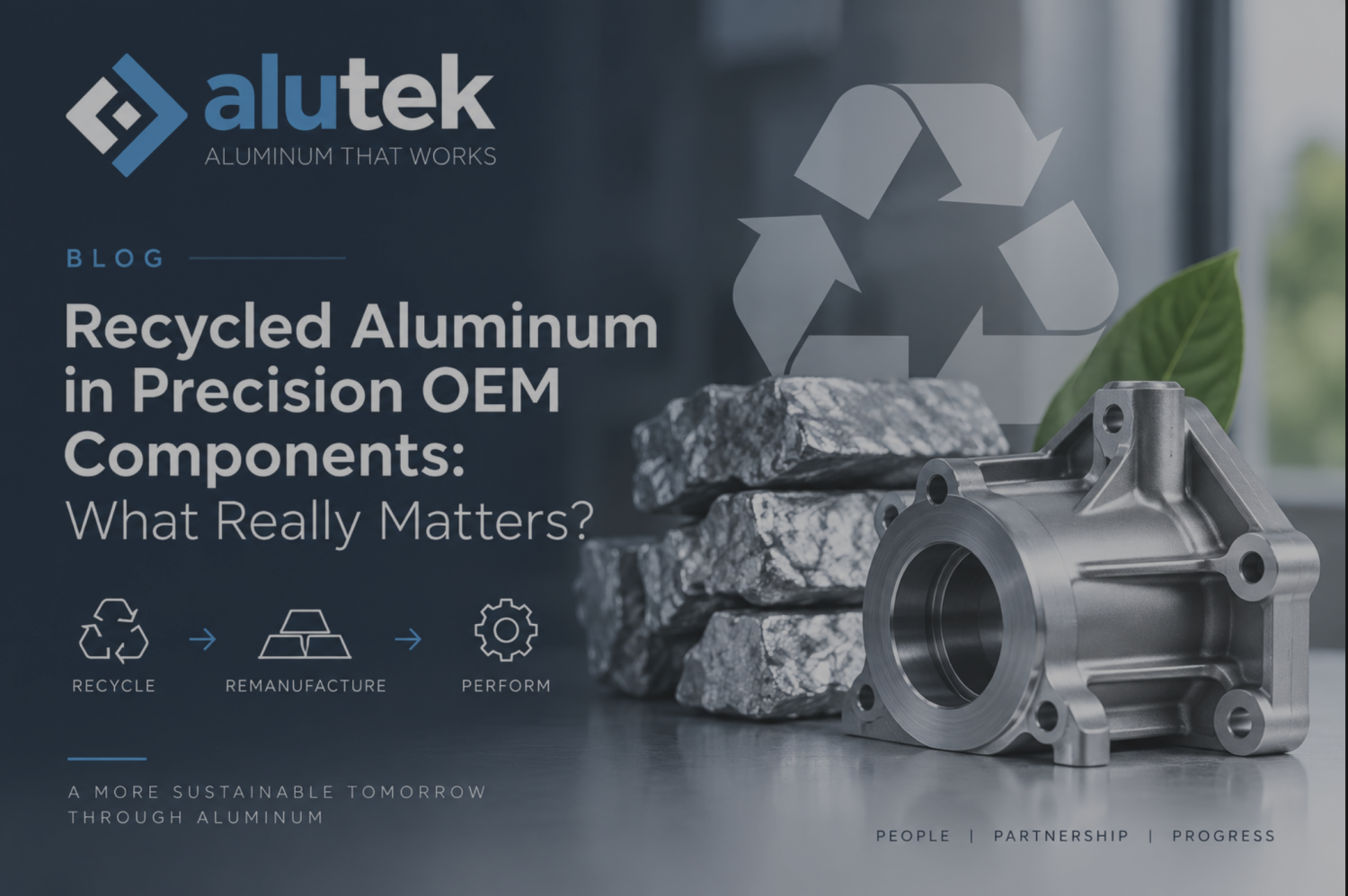 Recycled Aluminum in Precision OEM Components: What Really Matters?
