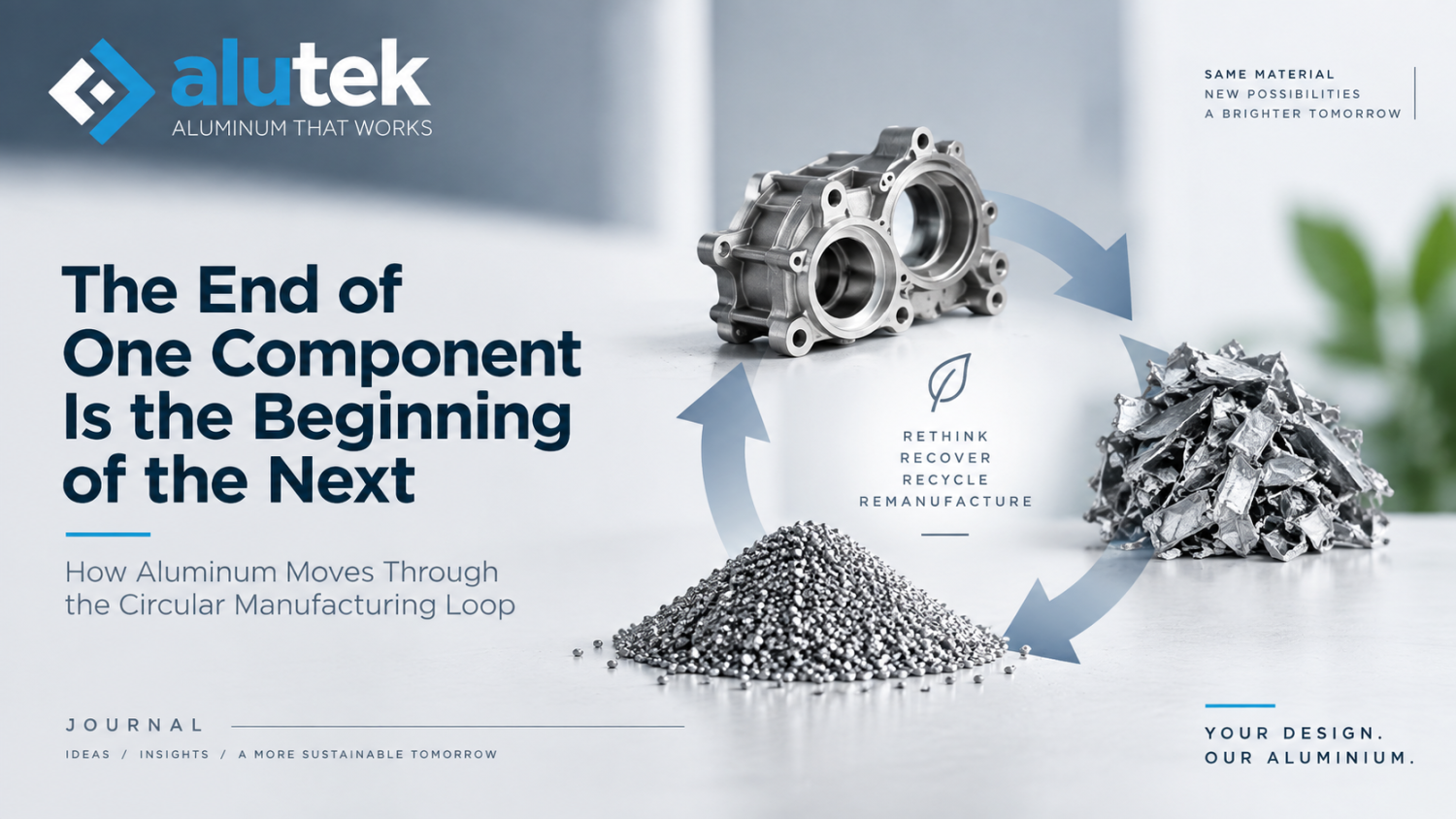 The End of One Component Is the Beginning of the Next How Aluminum Moves Through the Circular Manufacturing Loop